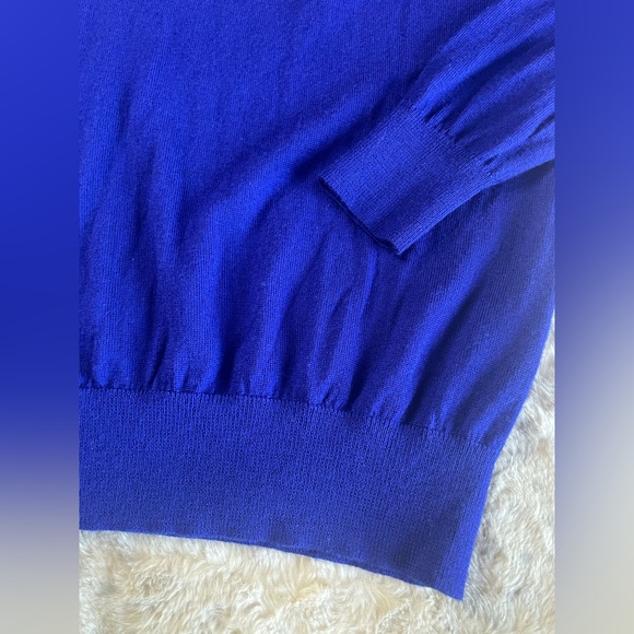 Markus Lupfer Royal Blue Sweater with Sequin Detail - Picture 5 of 8